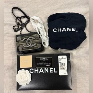 Authentic Chanel Boy Brick Bag